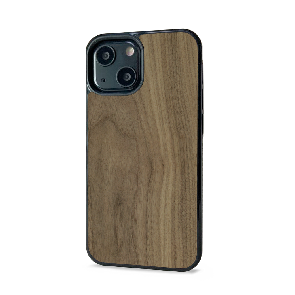 Walnut Wood iPhone 13 Mini Explorer Case - Wooden Cases